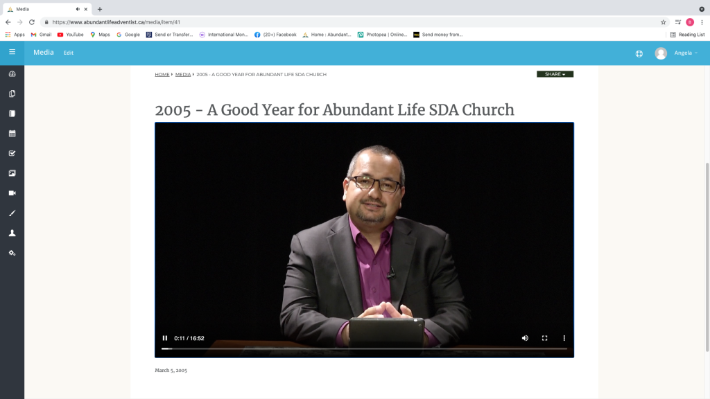 2005 – A Good Year for Abundant Life SDA Church