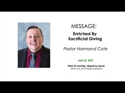 Enriched by Sacrificial Giving