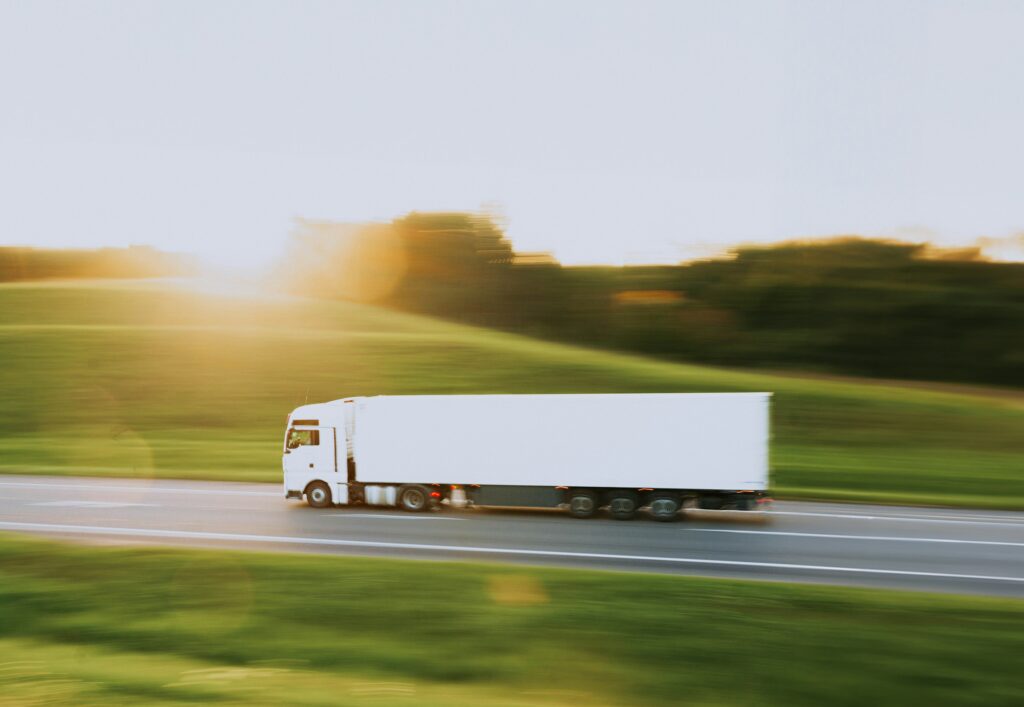 Food Delivery Loading Truck