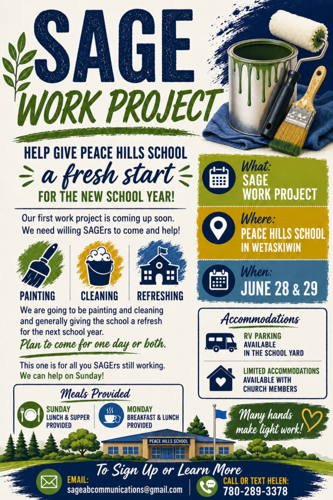 SAGE Work Project in Wetaskiwin