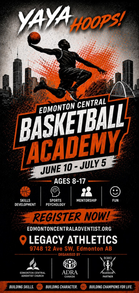Help Us Reach Edmonton’s Youth: YAYA Hoops Basketball Academy Registration Now Open
