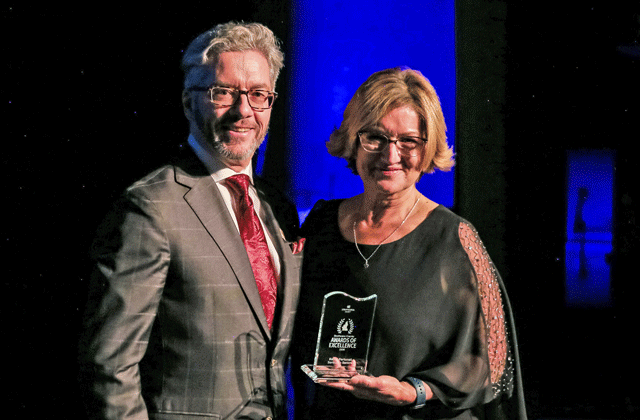 Sherwood Care CEO Kathy Fortunat Receives Strathcona Award of Excellence for Service to Seniors