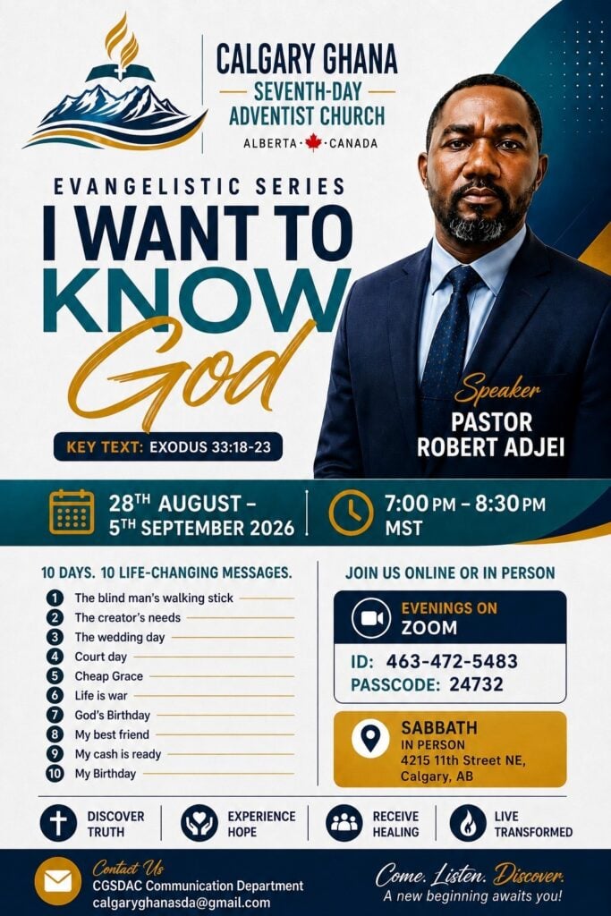 Calgary Ghana Evangelistic Series | Online or In Person