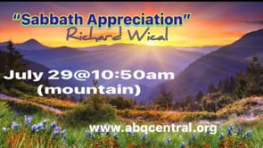 “Sabbath Appreciation”