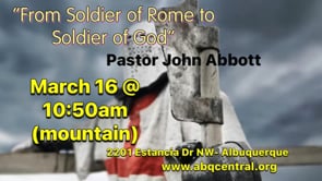 From Soldier of Rome to Soldier of Christ