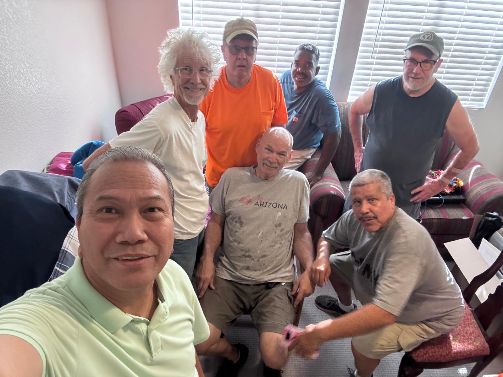 Apache Junction SDA Men's Ministry group meeting