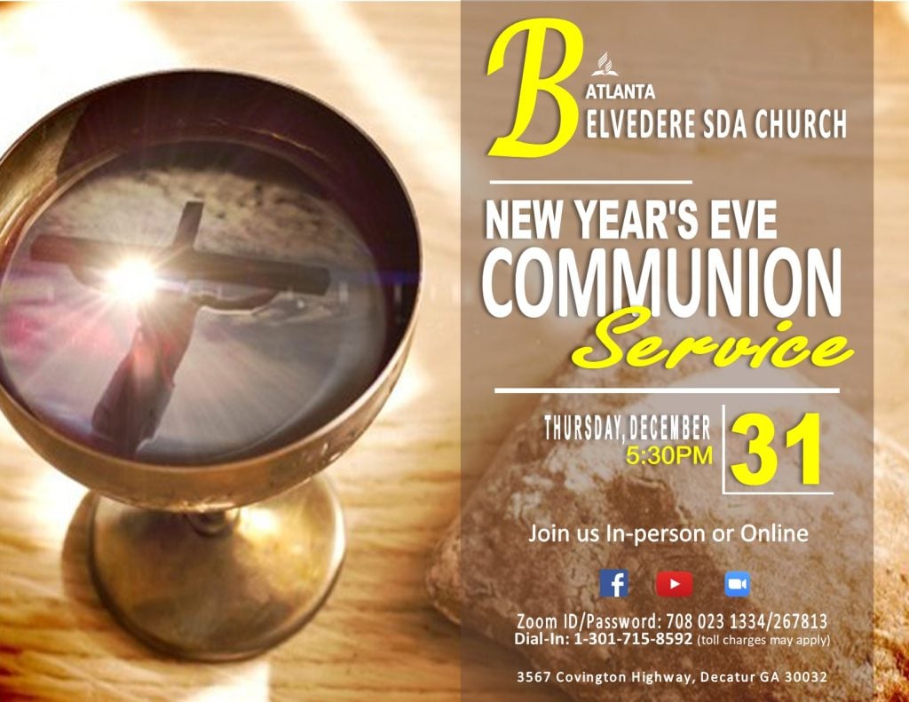 New Year’s Eve Communion Service