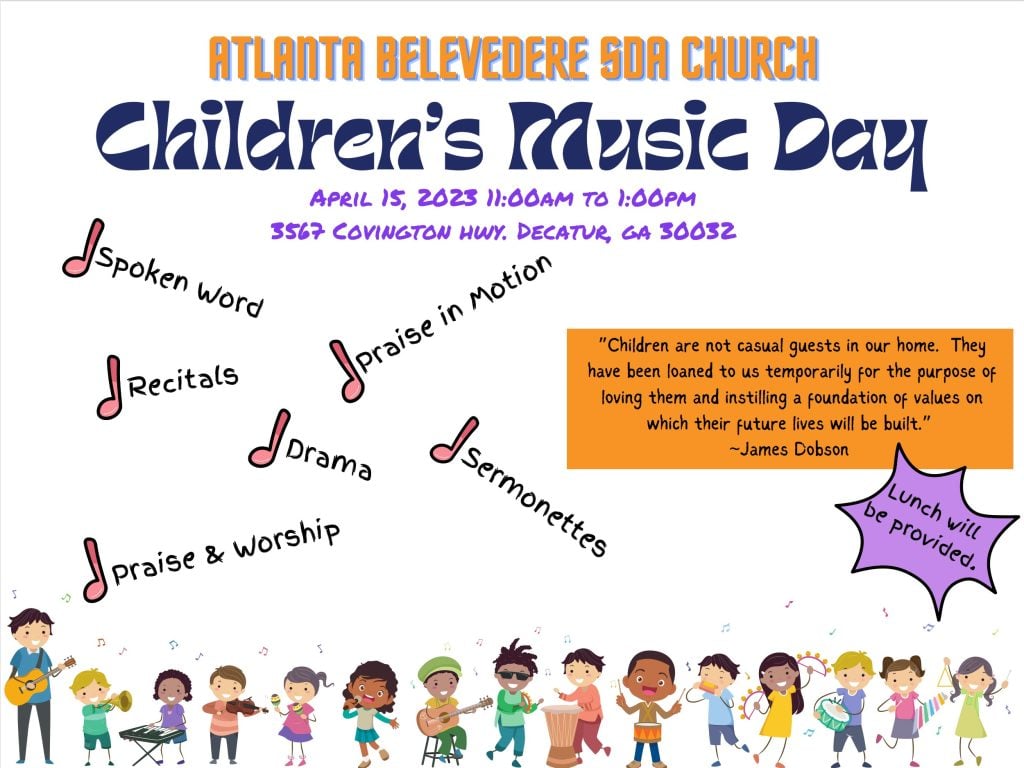 Children’s  Music  Day  April 15, 2023
