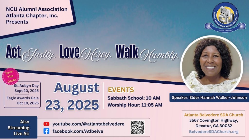 NCU Day With Elder Hannah Walker-Johnson  – August 23, 2025