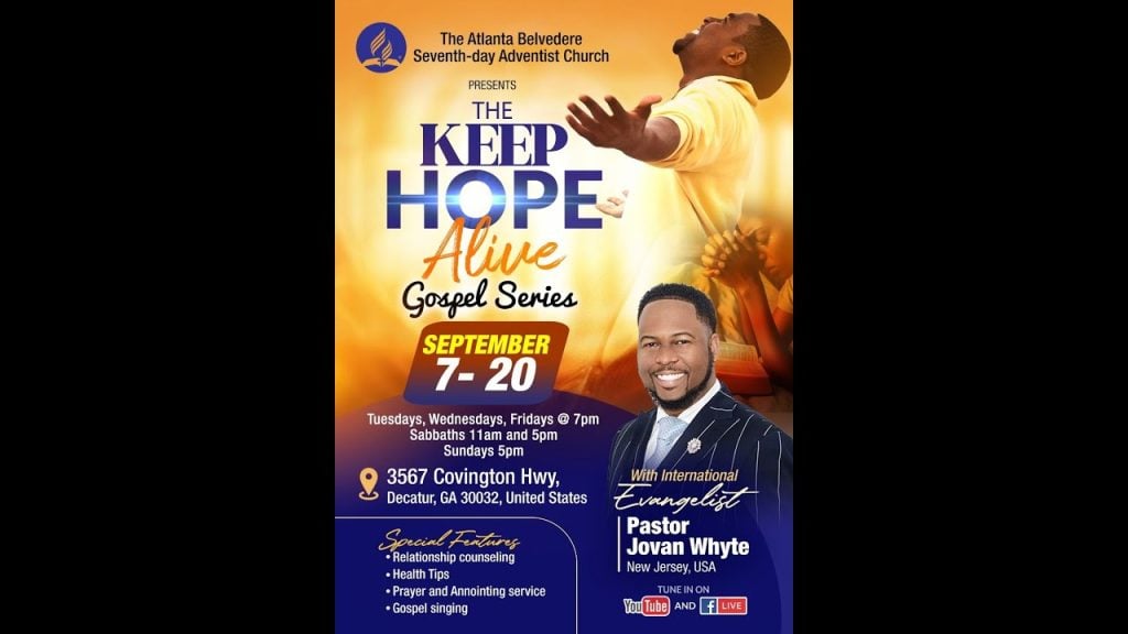 The Hope Alive Gospel series Concert September 20, 2025