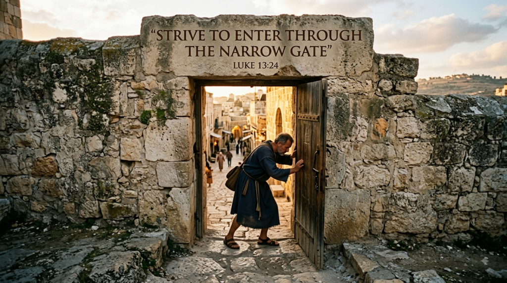 Strive to Enter in at the Strait Gate