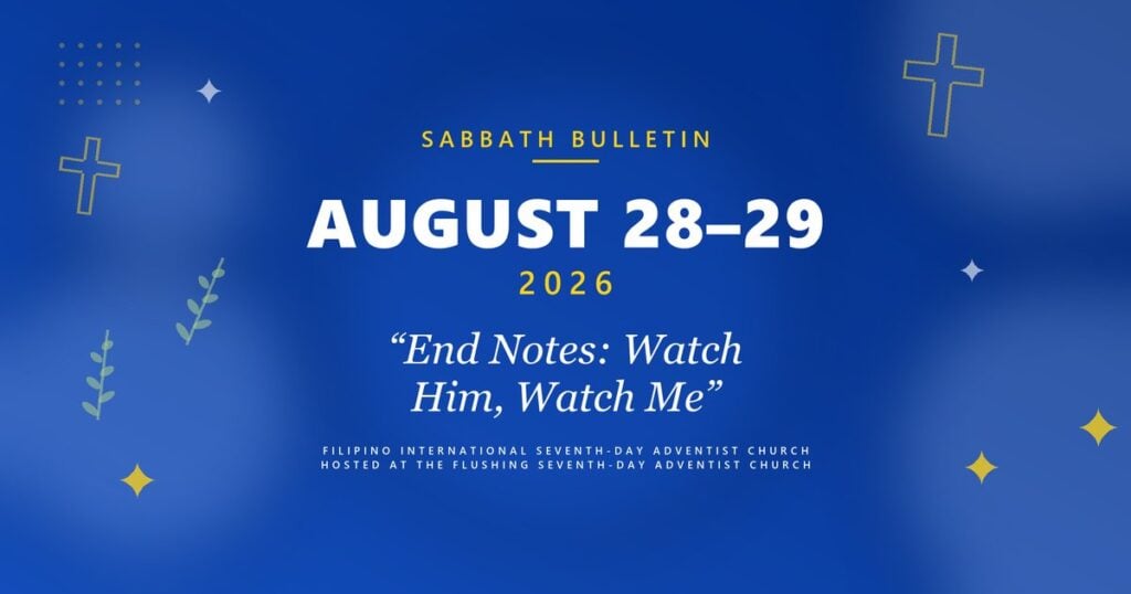 August 28-29, 2026 – District Fellowship