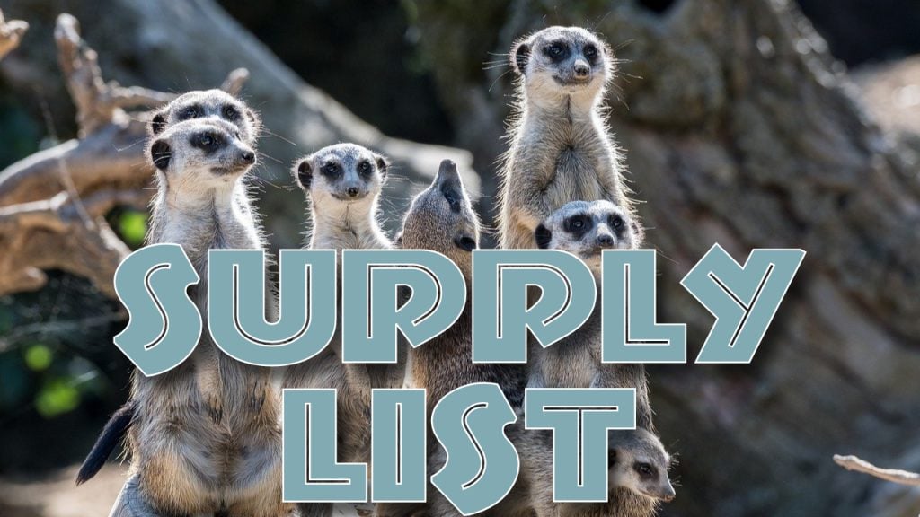 School Supply List