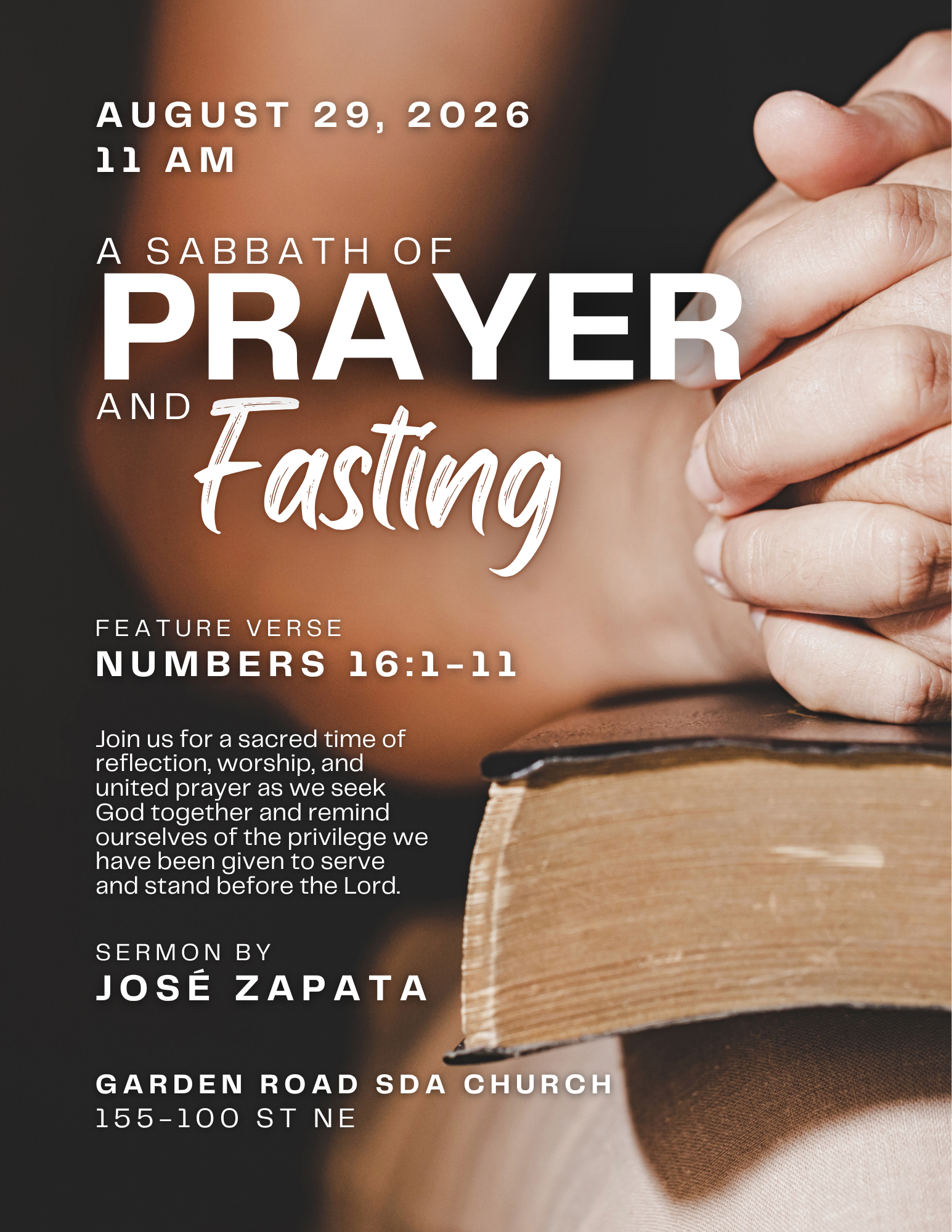 Day of Prayer & Fasting