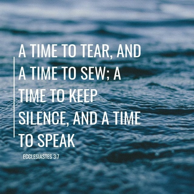 When Silence is Necessary (6-13-2020)