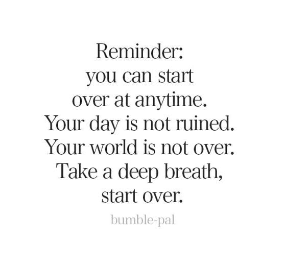 Every Day is a New Day