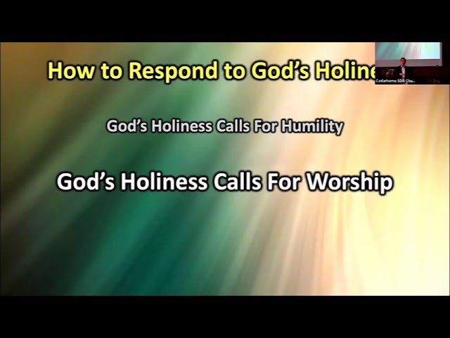 2025 May 24 – Ron Preast, The Holiness of God