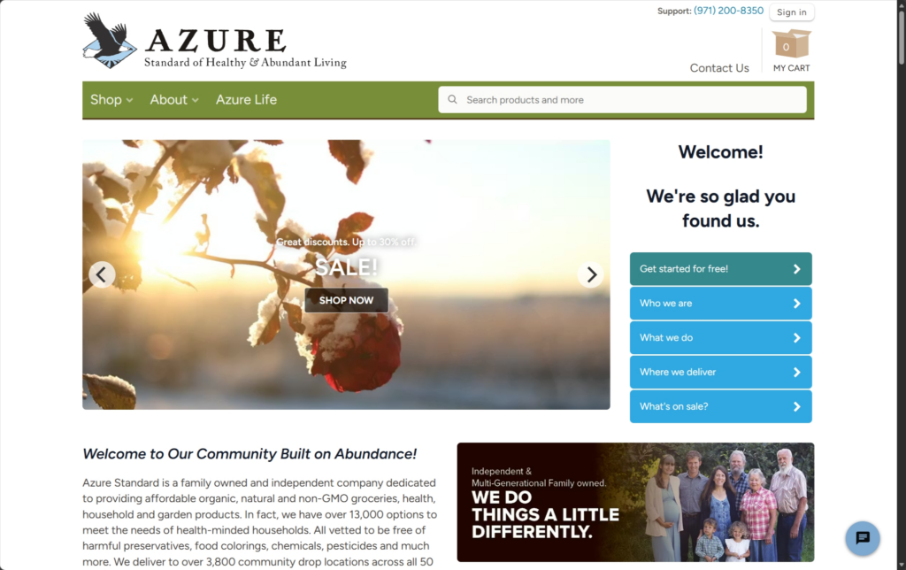 Azure Standard