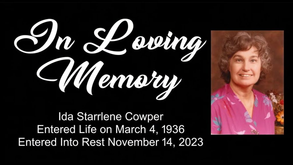 Starrlene Cowper Memorial Service