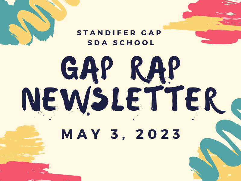 Gap Rap Newsletter May 3, 2023