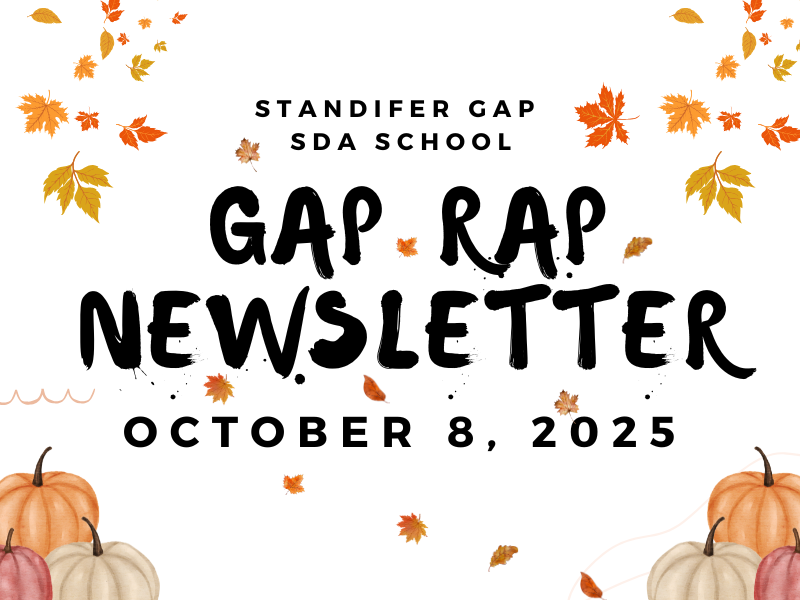 Gap Rap Newsletter October 8, 2025