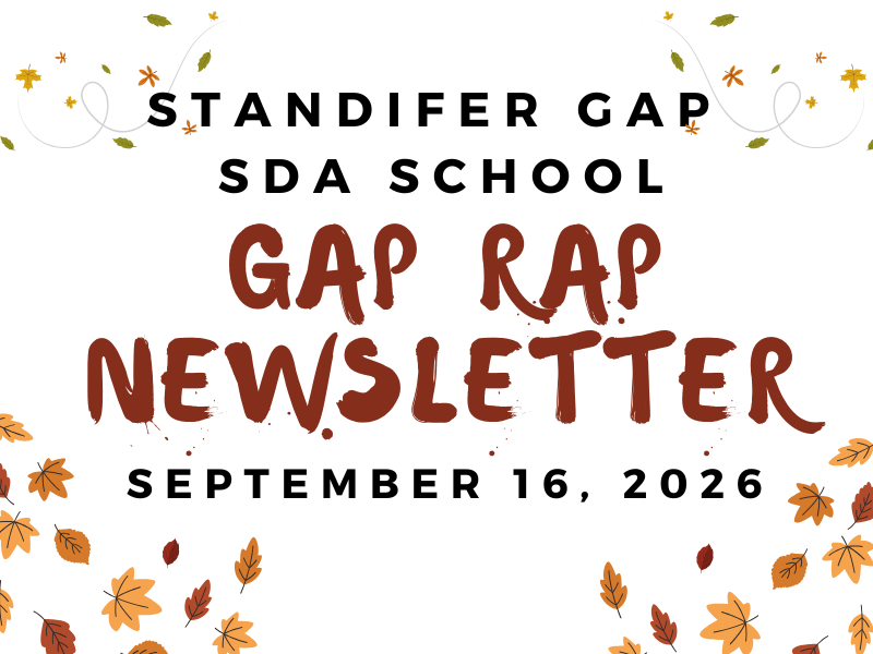 Gap Rap Newsletter 9.16.26