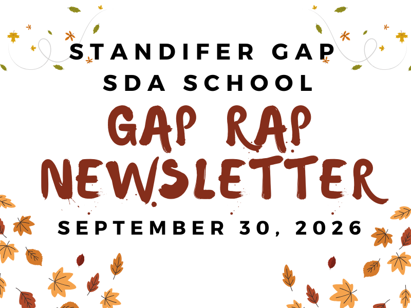 Gap Rap Newsletter 9.30.26