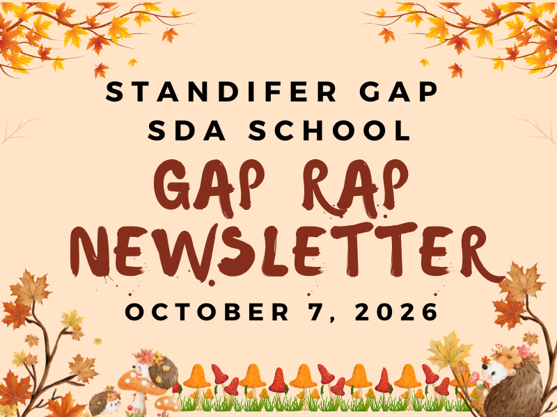 Gap Rap Newsletter 10.7.26