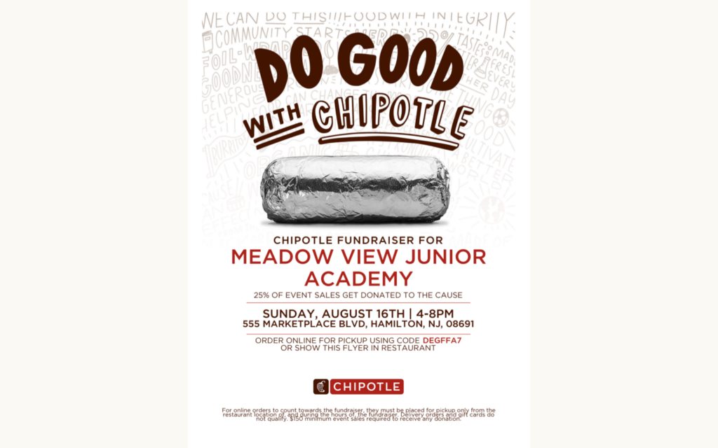 Chipotle Fundraiser
