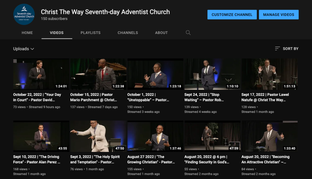 Christ The Way Youtube Channel