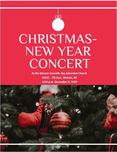 Christmas Concert at the Mission Seventh-day Adventist Church