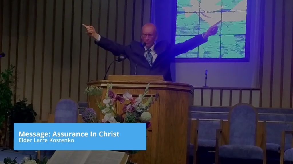 Assurance in Christ 4-27-2024