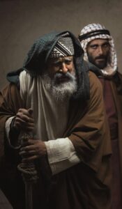 a man with a long beard and a long white beard