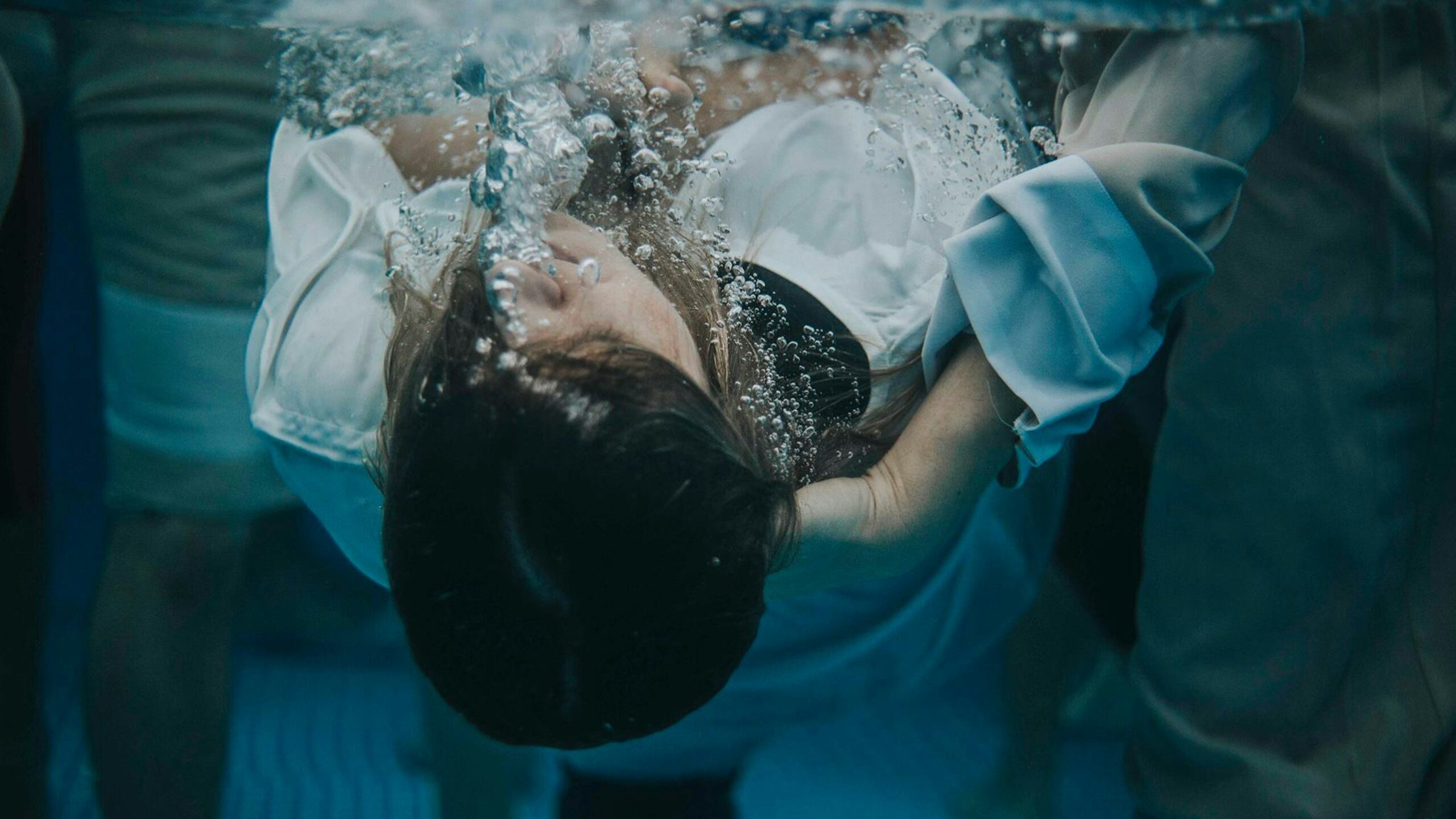 a person in a mask