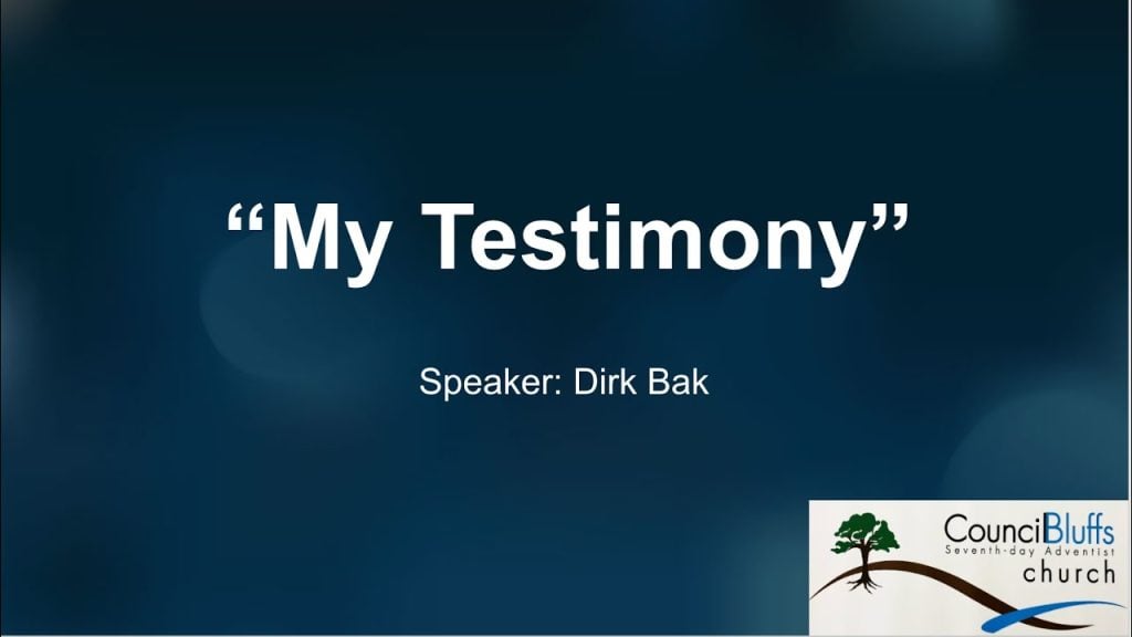 “My Testimony”