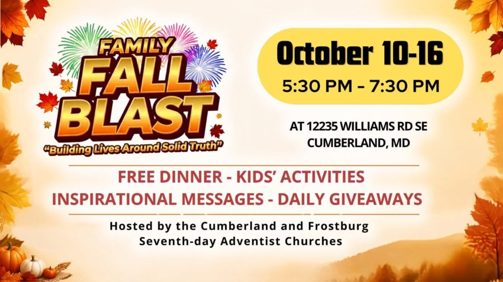 Family Fall Blast Dates and brief description