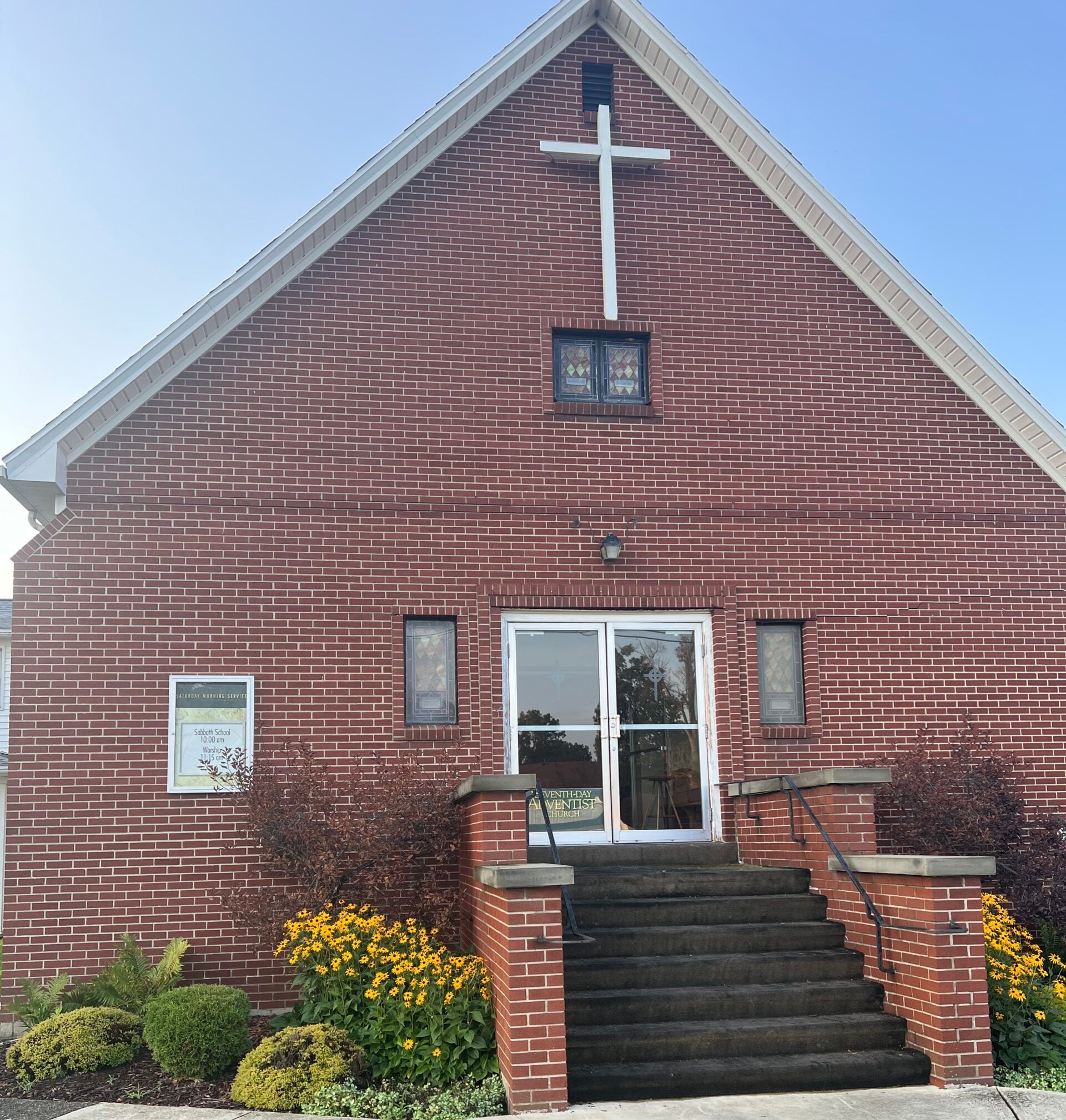front of church