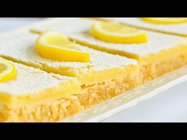 Low Carb Zitronenriegel! Kein Zucker, kein Weizenmehl!