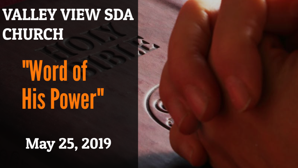 “Word of His Power”