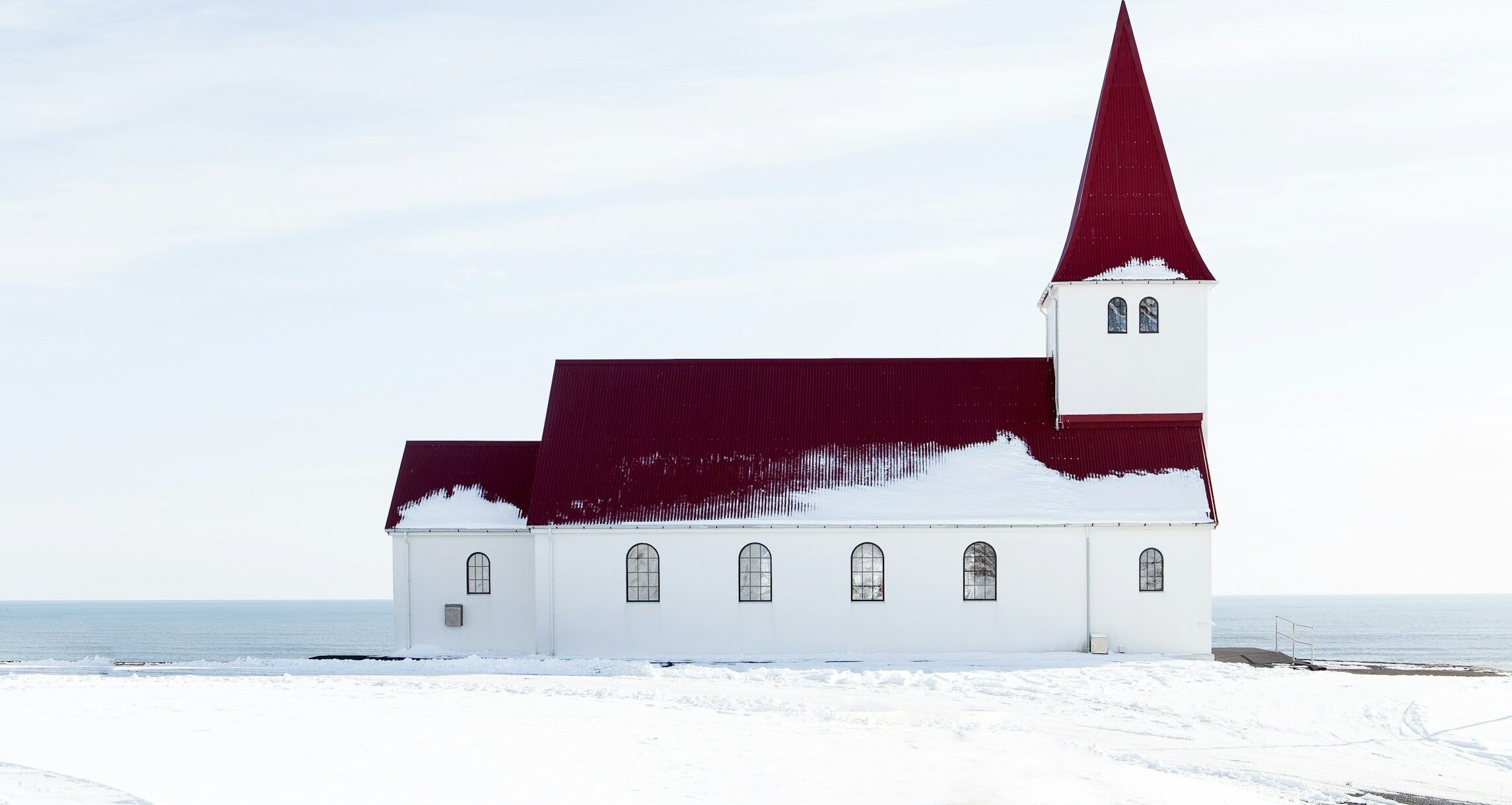white and red concrete cathedral