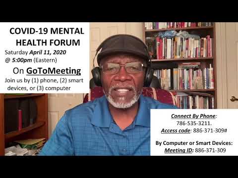 COVID-19 MENTAL HEALTH FORUM