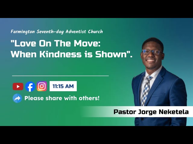 Love On the Move: When Kindness is Shown