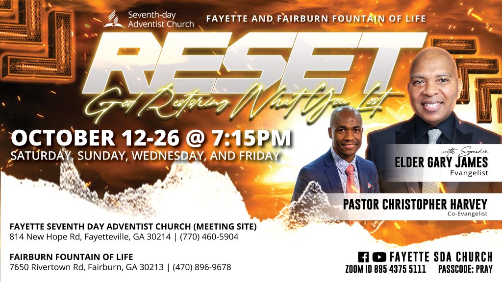 Seven Baptized During Reset Evangelistic Series