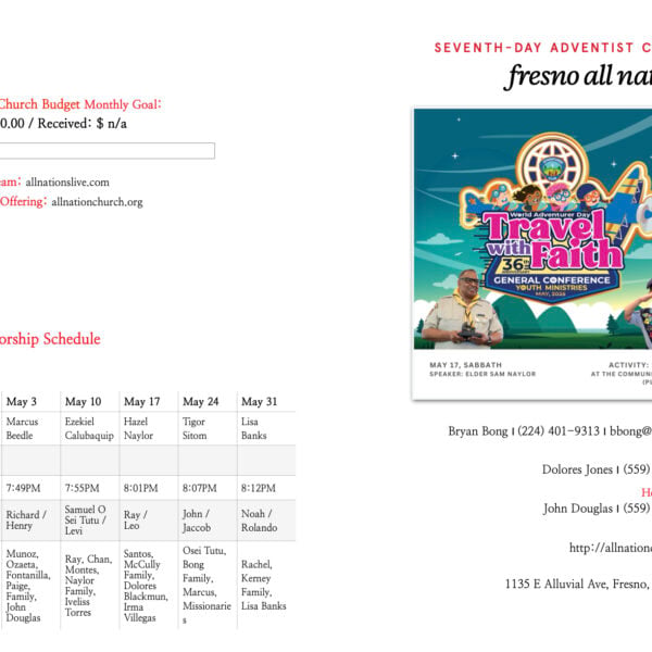 5/17 All Nations Bulletin