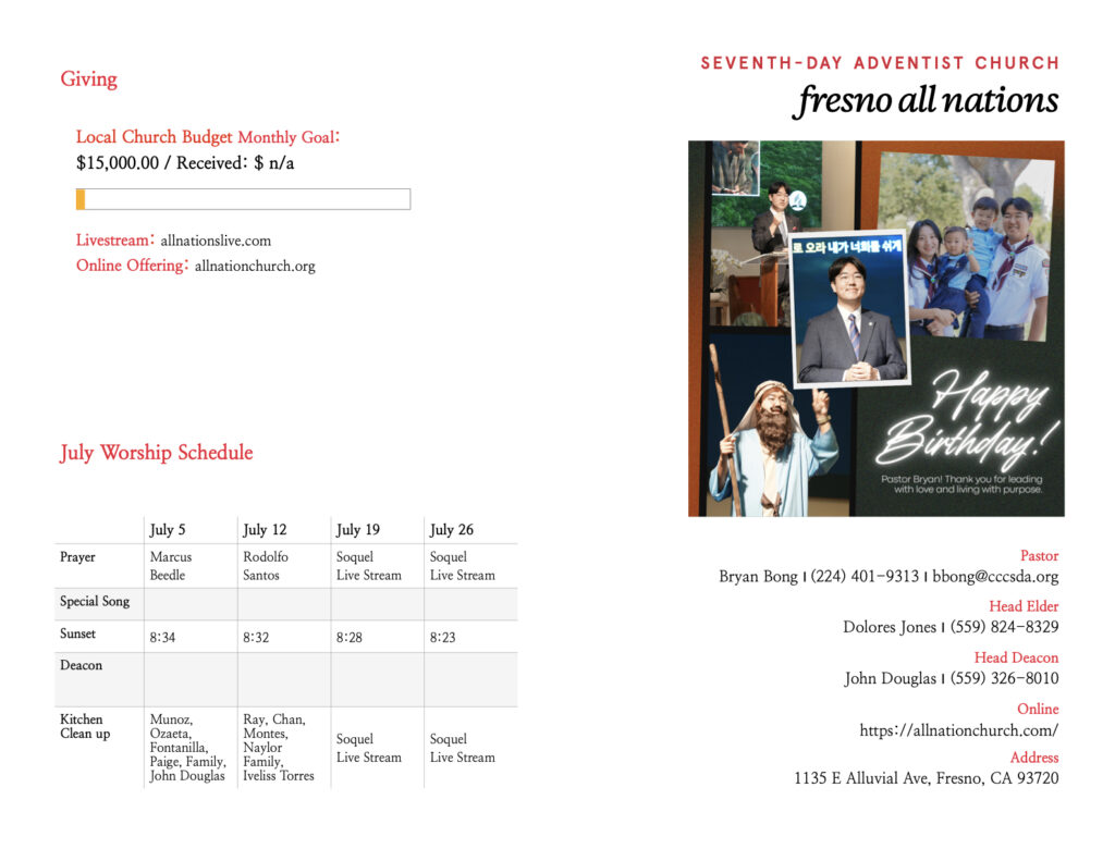 7/5 All Nations Bulletin