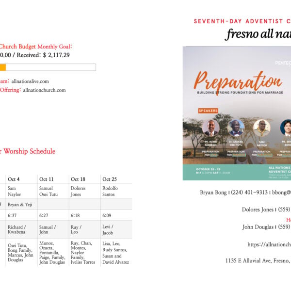 10/25 All Nations Bulletin