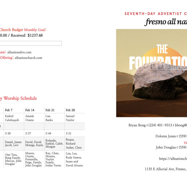 2/21 All Nations Bulletin