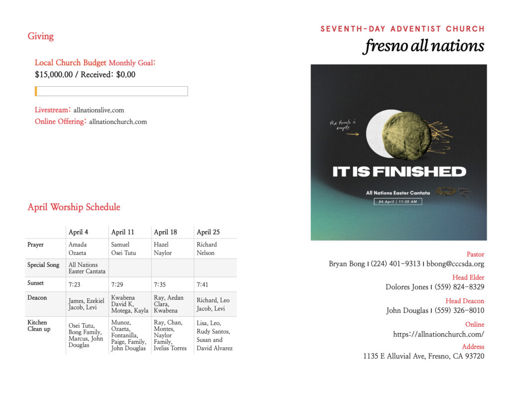 4/4 All Nations Bulletin