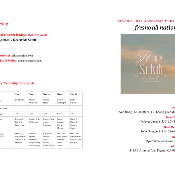5/2 All Nations Bulletin