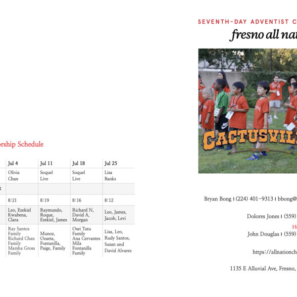 7/4 All Nations Bulletin